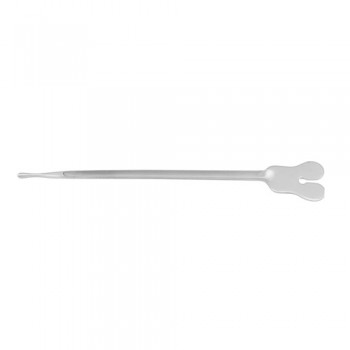 Brodie Butterfly Probe / Grooved Director Stainless Steel, 20 cm - 8" Tip Diameter 3.5 mm Ø